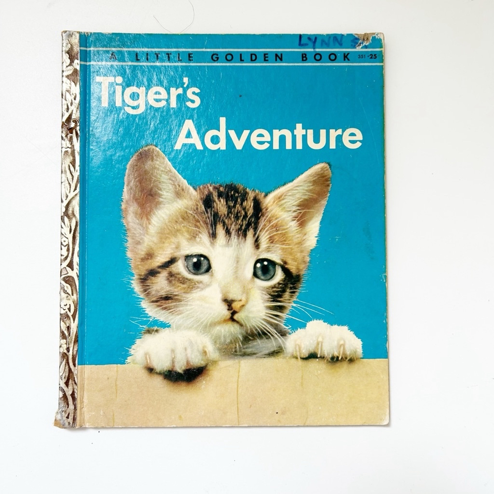 Vintage Little Golden Book Tiger's Adventure William P. Gottlieb ‘54